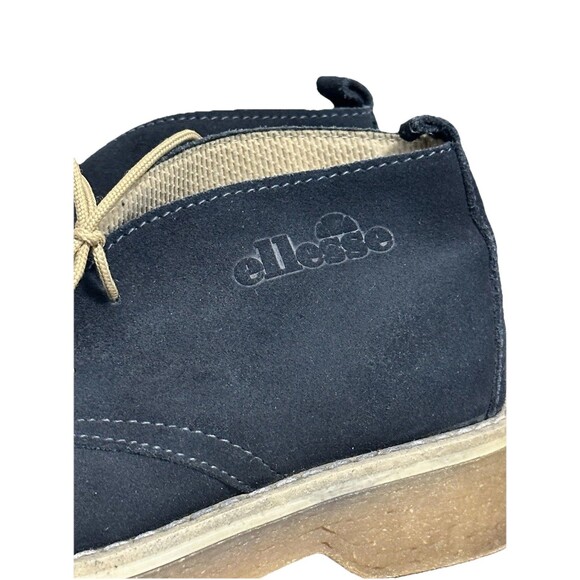 Ellesse Chukka Style Boots Dark Blue Italian Shoes Size 36 - Picture 12 of 14